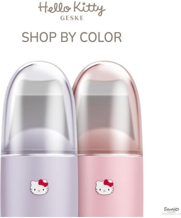 GESKE x Hello Kitty | SmartAppGuided MicroCurrent Skin Scrubber & Blackhead Remover | 9 in 1 | Outil soins peau | Nettoyage facial | Anti- ge & nettoyage | Lifting visage | Extraction points noirs Hello Kitty Pink - Buy Online on GoSupps.com