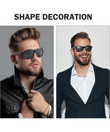 Hengrongshen Pinhole Glasses - 3 Pack Foldable Eye Relaxation Training Glasses for Improved Vision and Eye Health - Buy Online on GoSupps.com