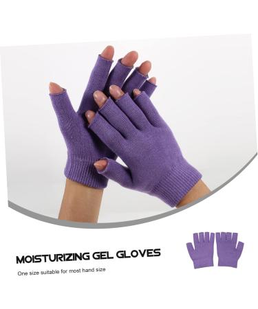 minkissy 1 Pair Gel Moisturizing Gloves Hand Moisturising Gloves Moisturizing Gel Gloves Womens Mittens Cotton Fingerless Moisturizing Gloves Silk Man Moisturizing Socks Dipping Purple Spa - Buy Online on GoSupps.com