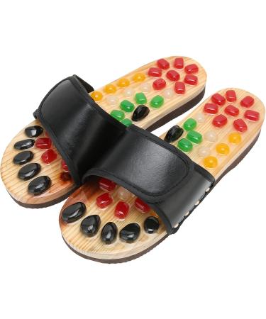 Acupressure Foot Massage Slippers - Reflexology Shoes for Pain Relief & Improved Blood Circulation | Travel Size 41-42 - Buy Online on GoSupps.com