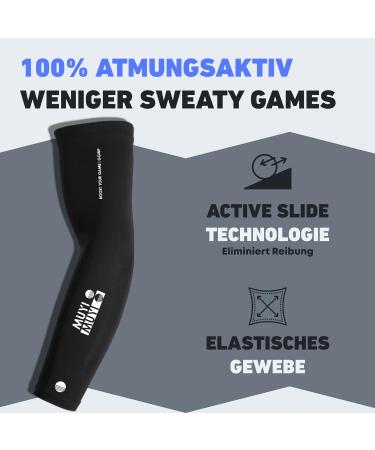 Muyi Gaming Sleeve - Compression Arm Sleeves for Men/Women - Ideal for Handball Volleyball Basketball & Racing - Black L - Performance Sports Accessories - Buy Online on GoSupps.com