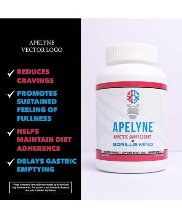 Gorilla Mind Apelyne™ Appetite Suppressant - 240 Capsules for Craving Control & Satiety | International Shipping Available - Buy Online on GoSupps.com