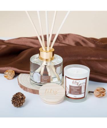 Coconut Milk Spa Gift Basket for Women - 18pc Bath Set with Bombs, Bubble Bath, Shower Gel, Scrub & More - Buy Online on GoSupps.com