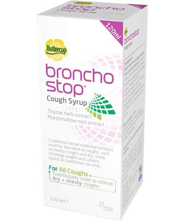 Bronchostop Cough Syrup - Fast Relief for Any Cough - 120ml - Buy Online on GoSupps.com