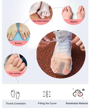Golbylicc Bunion Toe Separators for Overlapping Toes Gel Toe Spacers Bunion Corrector (4PC) - Buy Online on GoSupps.com