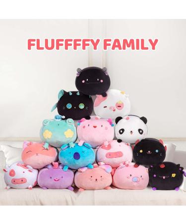 Mewaii 16'' Soft Strawberry Cow Plush Pillow | Squishy Stuffed Animal Toy for Adults & Kids - Fluffy Cuddle Pillow 16in/40cm - Buy Online on GoSupps.com