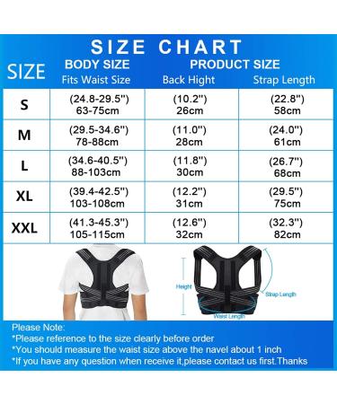 Back braces Adult Posture Corrector Shoulder Back Waist Cone Support Belt lofty ambition A XXL - Buy Online on GoSupps.com