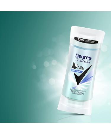Degree Women Antiperspirant Pure Clean Deodorant 2.6 oz - Pack of 4 | Protects from Stains - Buy Online on GoSupps.com