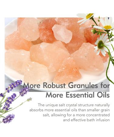 Pure Naturals Organic Himalayan Bath Soak Salt with Lavender Oil - Relaxation & Stress Relief for Body & Foot - Gift for Women & Men - Buy Online on GoSupps.com