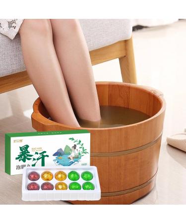Ginger Foot Soak - 10pcs Instant Feet Spa Soak For Relaxing - Foot Care Products For Dry Cracked Athletes Foot Stubborn Foot Odor Scent Tired Feet Fukamou - Buy Online on GoSupps.com