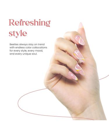 Buy Beetles 15ml Neutral Gel Nail Polish - Soft Pink Nude Color Translucent Soak Off UV LED Compatible - Perfect for Nail Art - Buy Online on GoSupps.com