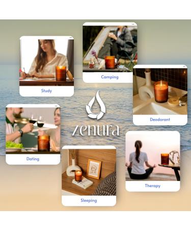 Citronella Stress Relief Candle - 8.5 oz | Natural Coconut Wax | Ideal Gifts for Men & Women | Summer & Yoga Relaxation - Buy Online on GoSupps.com