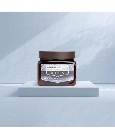 ARGANICARE | Moisturizing and Repairing Mask | Enriched with Biotin and Argan Oil | Strengthens Hair | Provides Nutrition and Hydration | Protects from Breakage | Made in France | 500ML - Buy Online on GoSupps.com