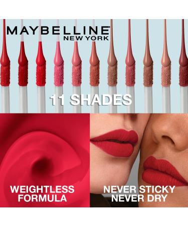 Maybelline Liquid Matte Lipstick - 10 BDay Suit On | Buy Internationally | Best Price & Fast Shipping - Buy Online on GoSupps.com