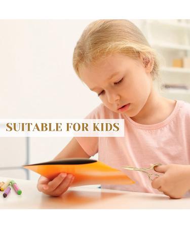 5-Piece Stainless Steel Nose Hair Scissor Set for Facial Grooming - Small Straight Tip Beauty Scissors for Hair, Mustache, Beard, and Eyebrow Trimming (Gold) - Buy Online on GoSupps.com