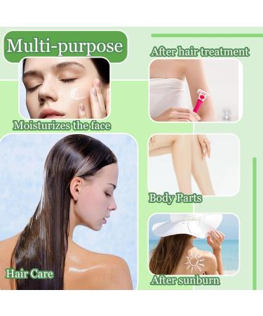 Pure Aloe Vera Gel for Body & Face - Deep Moisturizing Lotion for All Skin Types | Hydrating Non-Greasy Aloe Vera Gel for Men & Women - Shop Now - Buy Online on GoSupps.com