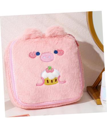 Healifty 5pcs Plush Storage Bag Set - Women's Travel Toiletry Makeup Bag - Napkin & Tampon Holder - Small Item Container - Buy Online on GoSupps.com