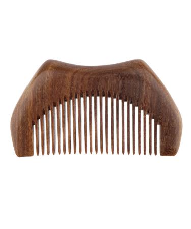 Comb Portable Comb Carving Flowers and Trees Comb Gold Sandalwood Solid Wood wooden comb