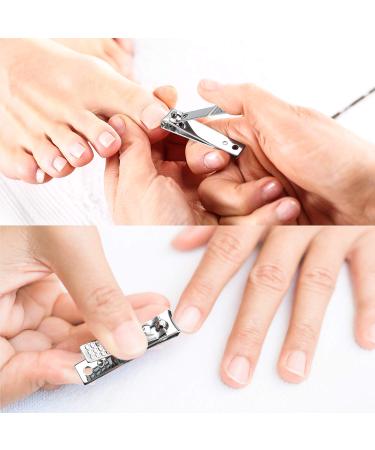 12-Piece Stainless Steel Nail Clipper Set - Bulk Pack for Women and Men - Buy Online on GoSupps.com