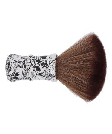 Buy Barber Brush Neck Duster | Soft Nylon Shaving Brush with Wooden Handle for Men - Perfect for Grooming & Hair Removal - Buy Online on GoSupps.com