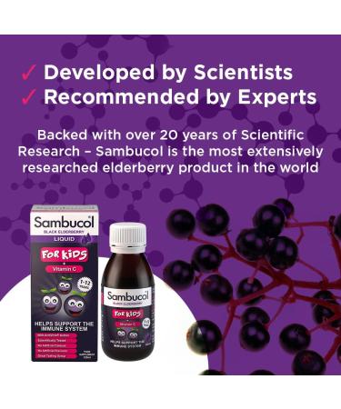 Sambucol Kids 120ml Immune Support Drops - Pack of 1 - Buy Online on GoSupps.com