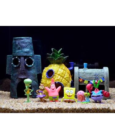 Be Sailed Spongebob Aquarium Decoration | 3 Pack Fish Tank Ornament - Enhance Your Aquarium! - Buy Online on GoSupps.com