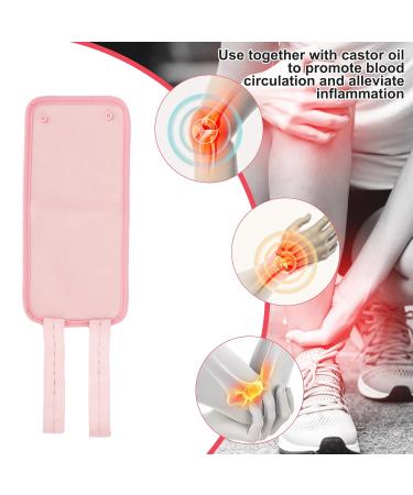 Peutier Reusable Castor Oil Packs - 2 Pieces Oil-Resistant Compression Cushions for Calves Knees & Arms (Khaki) - International Shipping Available - Buy Online on GoSupps.com
