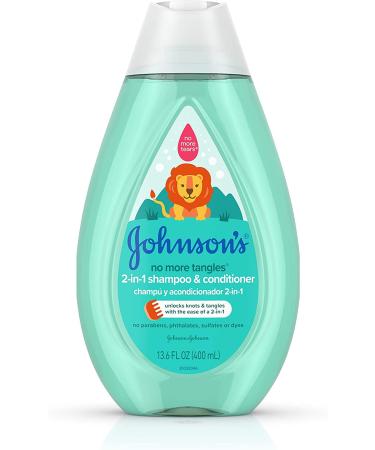 Johnson's Baby Shampoo & Conditioner 2-in-1 13.6oz (400ml) - Pack of 3 - Buy Online on GoSupps.com