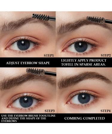 Kaely Thickening Brow Mascara - Waterproof Tinted Eyebrow Gel Vegan & Cruelty-Free - 06 Brunette - Buy Online on GoSupps.com