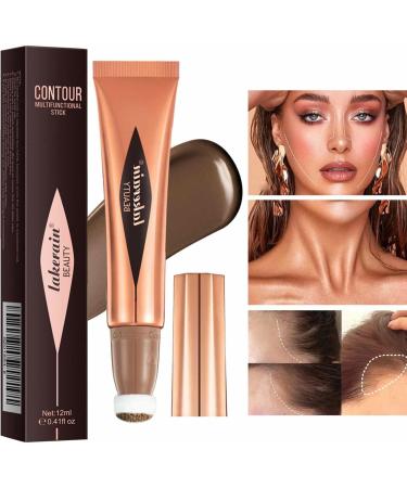 Liquid Blush for Cheeks Creamy Highlighter Stick | Lightweight Contouring Blush Highlighter Makeup Stick Breathable Feel Sheer Flush of Color Natural Looking Cle-ca Contour Liquid 06# - Buy Online on GoSupps.com