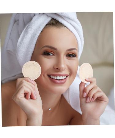 FRCOLOR 2 Sets Loofah Face Wash Regrow Regeneration Deep Cleansing Polish Face Cleansing Burnish Round Powder Puff Department Store Makeup Remover Pad Miss Cleaning Pad - Buy Online on GoSupps.com