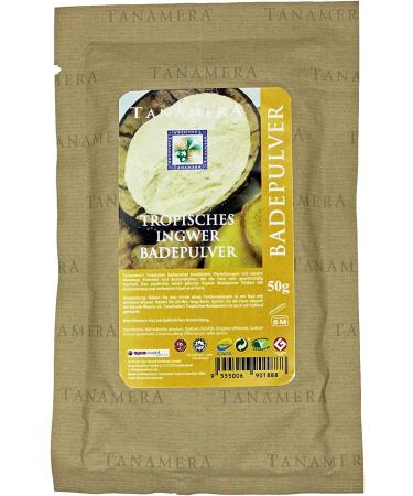Tanamera Tropical Ginger Bath Powder 50g - Exotic Relaxation Bath Powder for Luxurious Self-Care - Buy Online on GoSupps.com