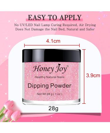 Poudre de trempage fine rose de 28 g/bo te pas besoin de durcissement la lampe comme un vernis gel finition uniforme et lisse (Dip-No.129) HJ-ND064B-No.129-2# - Buy Online on GoSupps.com