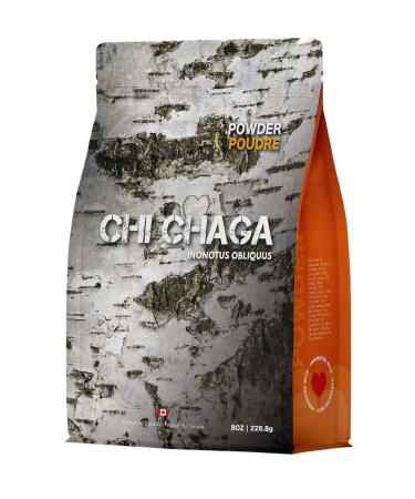 Premium Organic Chaga Mushroom Powder - 8 oz of Authentic 100% Wild Harvested Canadian Chaga Tea
