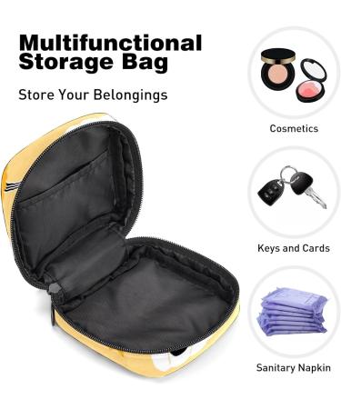 Halloween Pumpkin Sanitary Napkin Storage Bag - Portable Period Kit Pouch, Menstrual Cup & Nursing Pad Holder - Color 7 - Buy Online on GoSupps.com