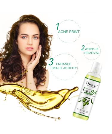 DISAAR Beauty Natural Softening Multi-Purpose Moisturizing Mineral Oil Relive Dry Skin 100ml/3.38fl.oz (Olive Oil) - Buy Online on GoSupps.com