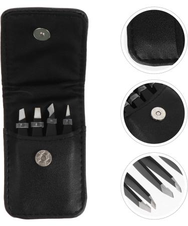 Fomiyes Precision Eyebrow Tweezers - 2 Pack Gun-Shaped Steel Tweezer Set for Perfect Hair Removal - Ideal for Women - Buy Online on GoSupps.com