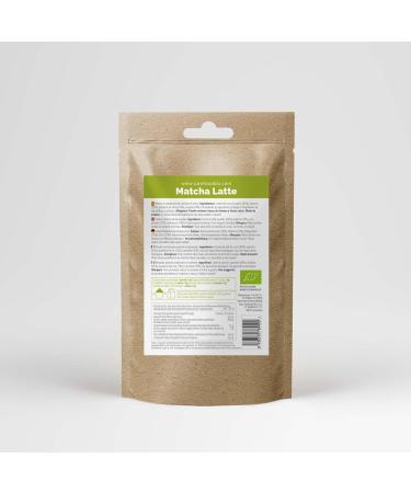 Carefood - Organic Matcha Latte Tea Powder - 100% Organic Matcha Latte Tea Infusion Suitable for Vegans - 150 g - Buy Online on GoSupps.com