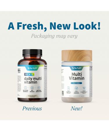 Snap Supplements Nitric Oxide Booster + Men's Daily Multi Vitamin Bundle 90 + 60 Capsules - Buy Online on GoSupps.com