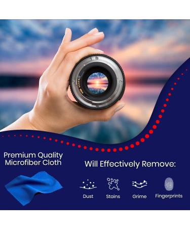 Buy Glasses Cleaner Kit | 30 Pre-Moistened Lens Wipes & Spray Microfiber Cloth Eyeglass Repair Tool - Safe for All Lenses - Camera Screen Sunglasses Cleaning - Buy Online on GoSupps.com