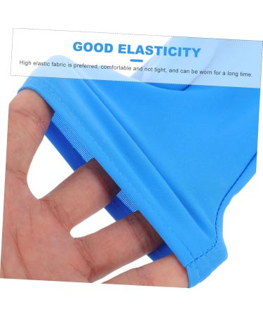 IWOWHERO 1 Pair Nail Gloves Child Nail Lamp Anti-black Elastic Spandex 20X8X0.4CM - Buy Online on GoSupps.com