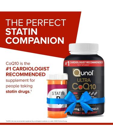 Qunol CoQ10 100mg Softgels - 3X Better Absorption Coenzyme Q10 Supplement for Heart Health & Energy - 90 Count - Buy Online on GoSupps.com