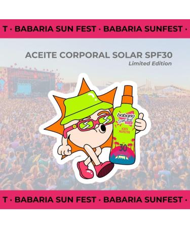 Berioska SL Babaria Sunscreen Oil LSF30 200 ml limited edition sun oil 30 sunscreen and tanning accelerator - Buy Online on GoSupps.com