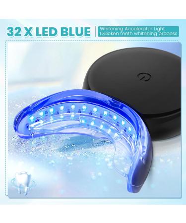 32 LED Tooth Whitening Kit - Safe Home Teeth Bleaching for Yellow & Smoke Stains Quick 15-Minute Treatment - Buy Online on GoSupps.com