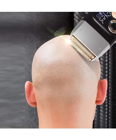Buy Electric Foil Shaver & Bald Head Trimmer - Rechargeable 2-in-1 LCD Mustache Shaver for Men | International Shipping Available - Buy Online on GoSupps.com