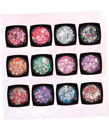 FOMIYES 3pcs Make-Up Sequins & Gel Set - Shiny Body & Face Glitter for Manicure | International Shipping Available - Buy Online on GoSupps.com