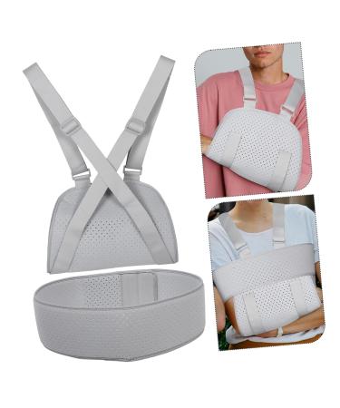 Buy Universal Arm Sling for Shoulder Injury - Breathable Forearm Sling Brace & Support - Light Grey Immobilizer for Comfortable Healing - Buy Online on GoSupps.com