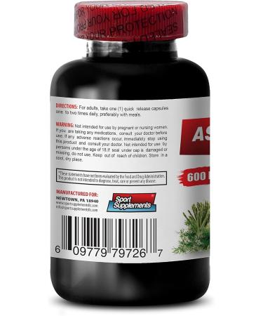 Diuretic Pills - Asparagus 600 MG - Young Shoots Extract - Premium Dietary Supplement - antioxidant Supplement for Skin - Asparagus Extract antioxidant Supplement Asparagus Pills - 2B 120 Capsules - Buy Online on GoSupps.com
