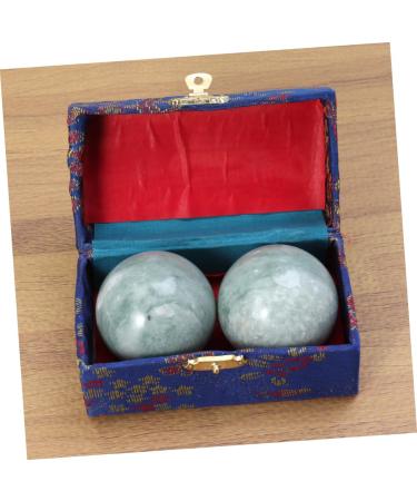 Buy 2 STK Marble Baoding Balls - Chinese Stone Massage Balls for Stress Relief | Heartstones Natural Massage Balls - Buy Online on GoSupps.com