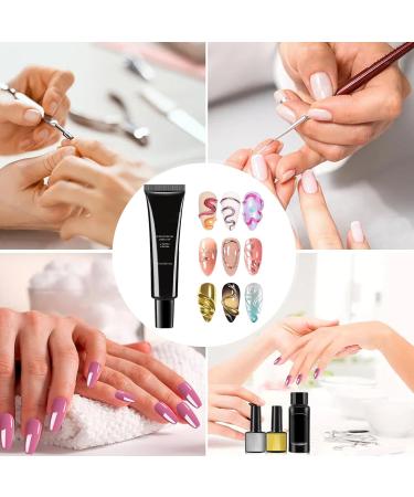  G n rique 3D Nail Gel Clear Molding Glue 15ml | Long-Lasting UV Gels for Nail Decoration Clear Powder Sculpting Gel No Wipe Required for Women and Girls - Buy Online on GoSupps.com